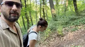 Marina, the sultry MILF, takes her passion outside with a wild and lustful