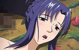 Hentai slut sucks while is screwed