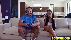 Huge boobs OLDER WOMAN gives a deepthroat sucking to the pizza delivery guy's huge BBC.