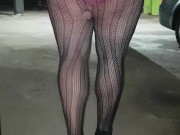 Pushing a Butt Plug Into My Sissy Ass in Public!