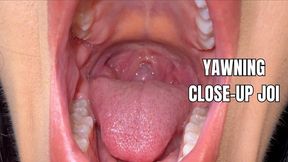Yawning close up JOI - OnlyVanessa