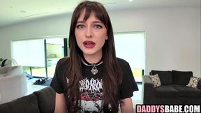 Fucking my goth stepdaughter