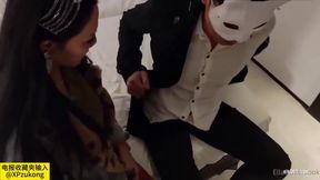 Bold Asian trans allure moment