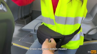 Caught Bus Conductor Cheating Passengers and Fucked Him Cum In Pussy