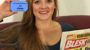 ”Anna at her first porn casting”