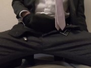 仕事終わりにスーツ着衣のままオナニーしてしまう変態日本人 #6