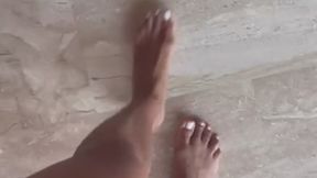 Relaxed Feet with Shisha and Running Up the Stairs