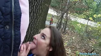 Public Porn Amirah Adara Fucks a stranger while her BF waits