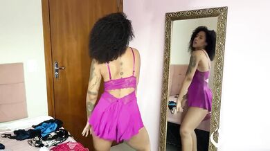 She knows you want to fuck her try on haul