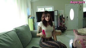 mia hope learns to change your cummy messy wet diaper