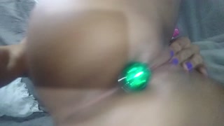 Fingering pussy until orgasm