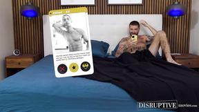 ”Pierced bushy stud Chris Damned barebacks & deepthroats lover AJ Sloan”