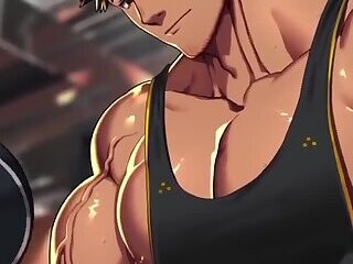 Gym Workout - Yaoi Cartoon