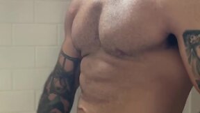 Persian pleasure: mohammads amateur masturbation in the shower masturbation shower