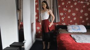 I teasingly undress, then have two orgasms (custom video)