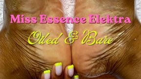 Oiled & Bare Feet with Miss Essence Elektra