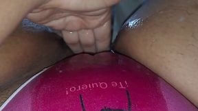 BBW fingers her fat pussy till creamy wet - POV