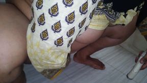 Stepmom with Big Tits and Huge Ass Made Me Cum Inside - Bathroom Sex