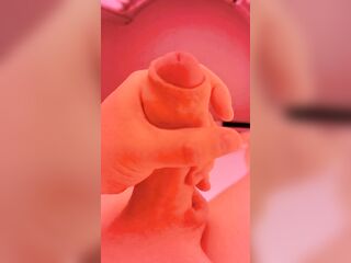 Masturbating in a public sunbed