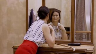 Lucky guy gets to bang stepmother's seductive friend in a hot way