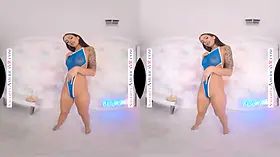 Naughty America - April Olsen wants you to show you how she can fit your cock in her ass!!