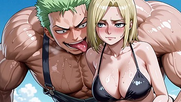 Zoro (OP) x Annie (AOT) AI