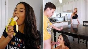 Hot - Precious Black Teen Maya Bijou Bangs Her Stepbrother Juan El Caballo Loco
