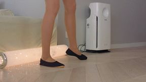 Lick Feet Of Stella Taken Straight From The Dark Gymnastic Slippers - Polish Language - Part 01