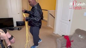 fetlife: suzy gets the bench and flogging by mrflourish