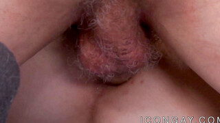 Mature homo Max Sargent anally fucks young gay Kory Houston
