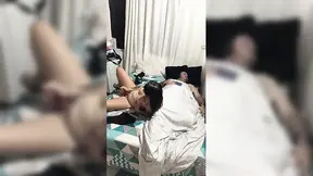 I squat my pussy in front of my husband wanting to be fucked