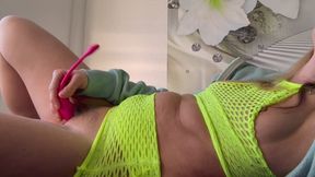 Office Boredom Fix – I Finger My Wet Pussy Until I Cum, You Jerk Off Too