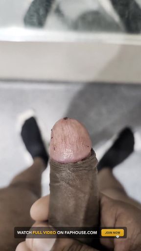 I'm Jerking off in a Public Toilet
