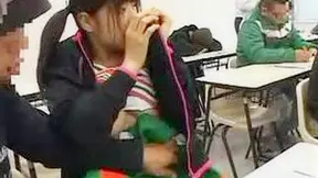 College Cutie Seduces Secret Crush - Steamy Fling in Empty Classroom