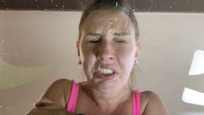 Non-Stop Sneezing Fit with Tears & Nose Pinch POV