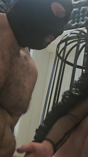 Lady Zara Feet Licking Bare Foot Stimulation Jerkoff Contest Cum Eating