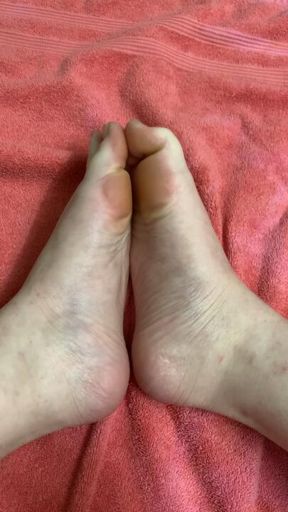Rubbing my oily feet together🥴