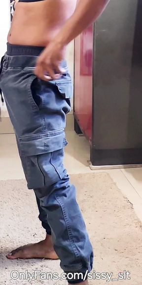 Masculine hunk turn into feminine sissy