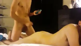Twink Boyfriend Barebacks Me with His Big Cock