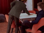 The Cleaning guy got his fly dirty while cleaning (Casey Donovan & David Gallagher)