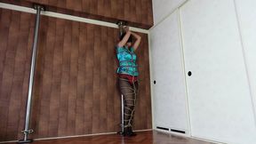 Young Woman Enjoys Shibari Bondage in Secret&#x1F92B; Club
