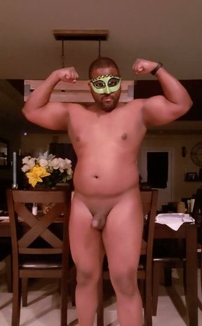 Showing off and shaking ass