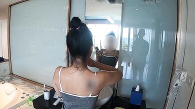 I am fat like you Thai girl POV cum inside small tits