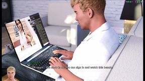 Anna - Exciting Affection by Deepsleep Games - Threesome with 2 Old Guys with Nice Cocks, Getting Interested About Anal Sex 15