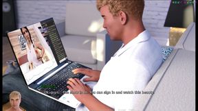 Anna - Exciting Affection by Deepsleep Games - Threesome with 2 Old Guys with Nice Cocks, Getting Interested About Anal Sex 15