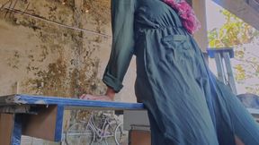Hot Italian MILF gets fucked hard in abandoned building