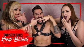 Nara, Atenna and Hex exploring hand worship and sensual biting (1080 EN-sub) Hand Bite - Biting Fetish - Hand Worship - Arm Biting - Finger Biting - Teeth Fetish