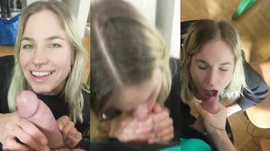 The plumber caught us sucking and fucking in Berlin