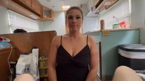 Vacation blow job/swallow attempt
