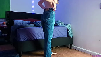Topless Jeans Try On Haul with Sage Eldritch